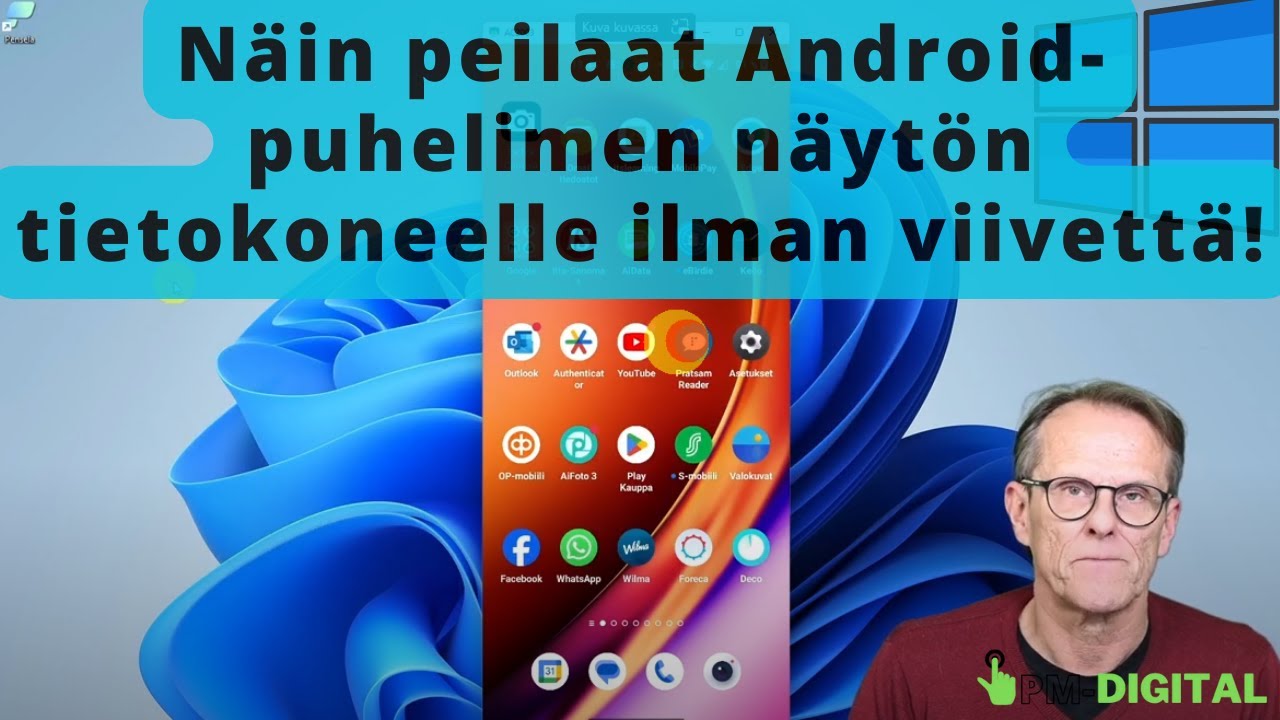 Näin peilaat Android-puhelimen näytön tietokoneelle ilman viivettä!