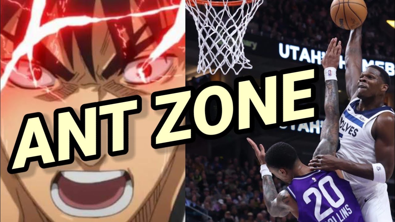 ANT ZONE 🏀 Anthony Edwards Viral Dunk