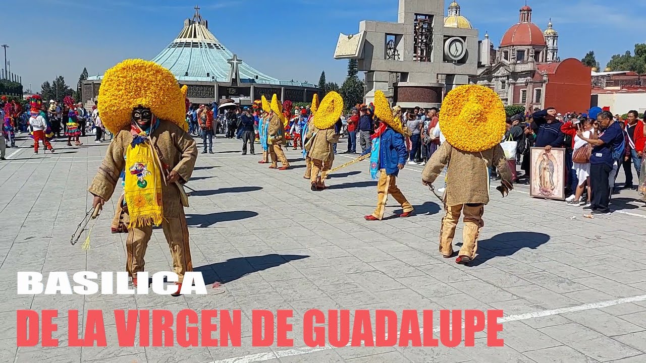 DANZANTES en la BASILICA DE GUADALUPE 2024 CDMX