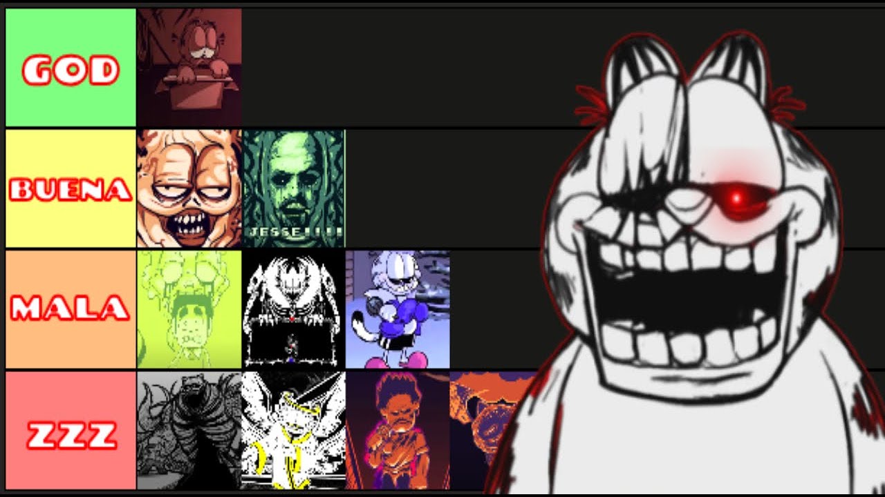 LAS 30 CANCIONES DE GOREFIELD V2 TIER LIST (mi opinión)