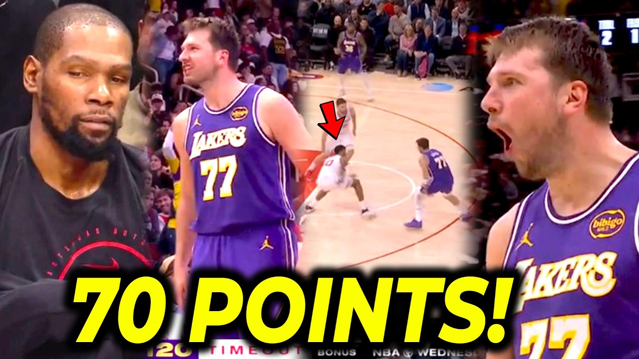 LeBron & Luka MONSTER GAME, di makapaniwala si Kevin Durant! | 70-POINTS combined, dagger dunk!