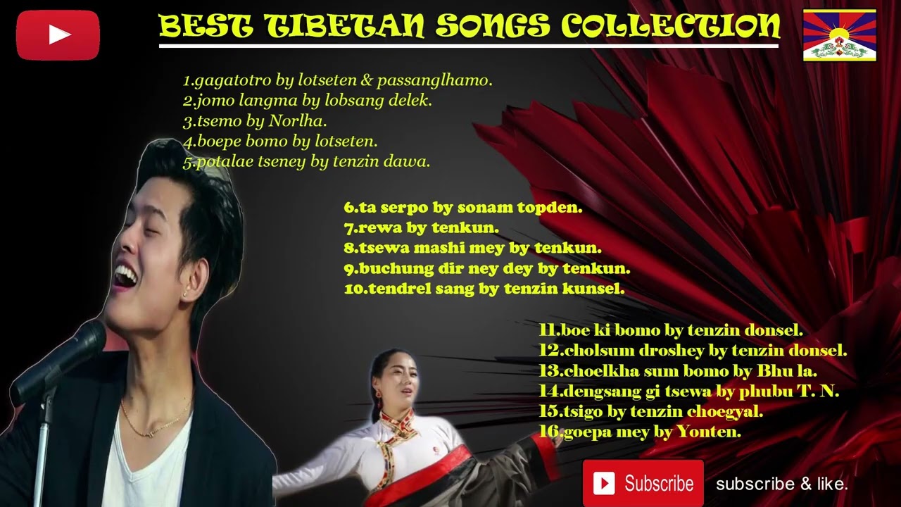 Tibetan Top Songs collections.