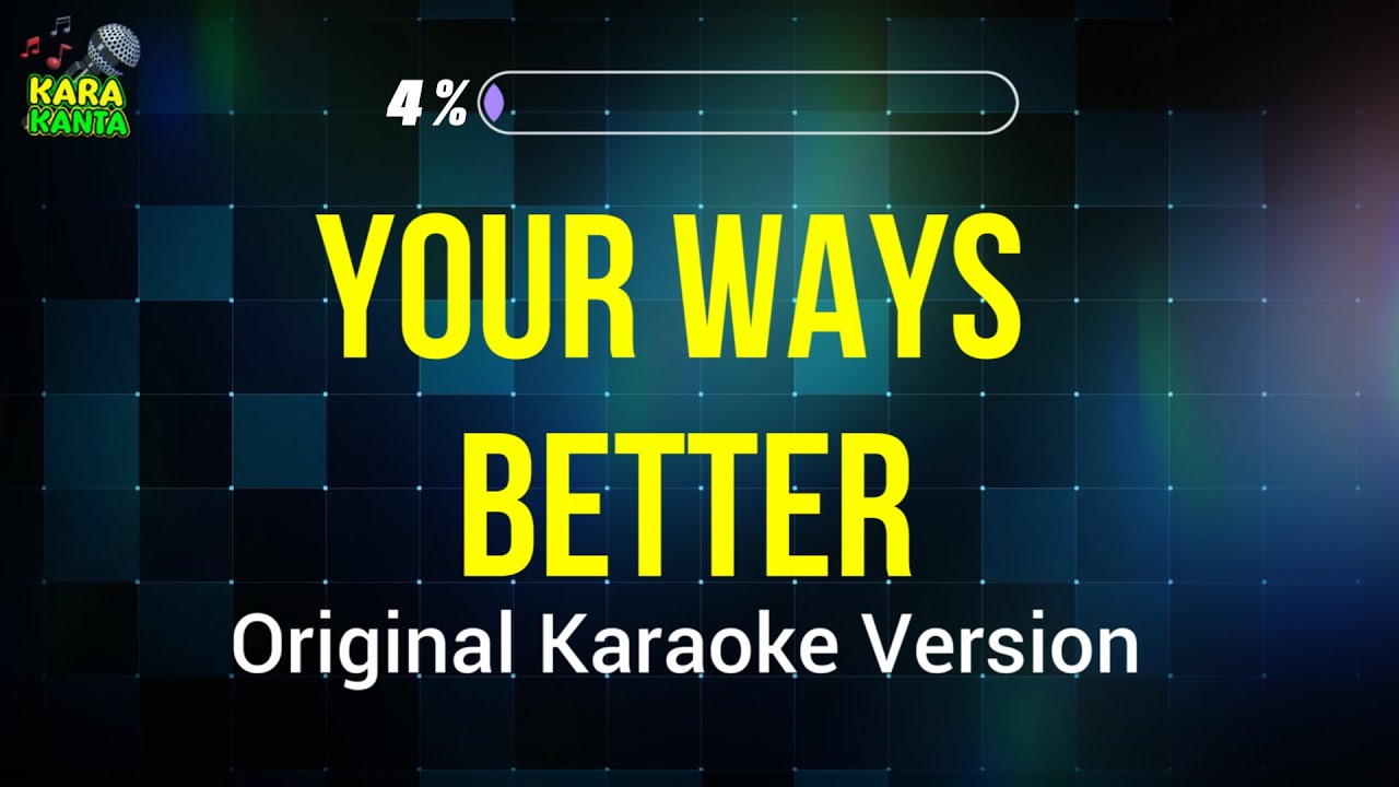 Your Ways Better &ndash; Forrest Frank [Karaoke / Instrumental / Minus One]
