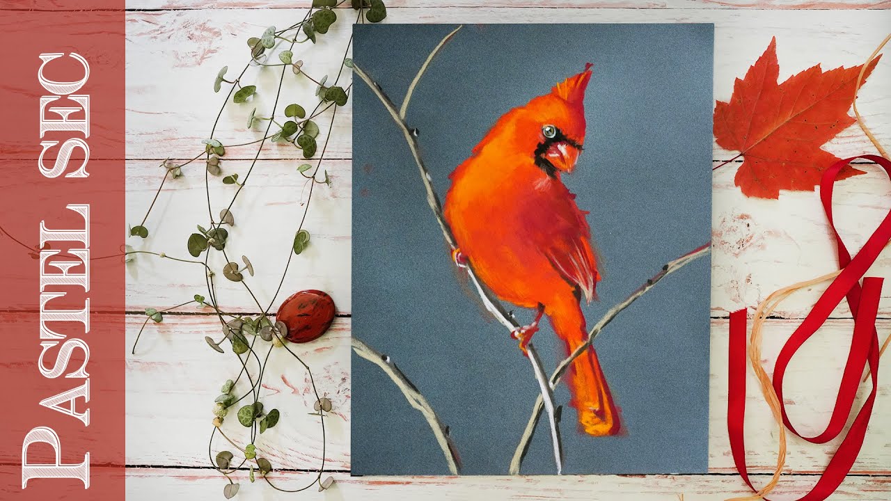 🐦 Oiseau au Pastel sec