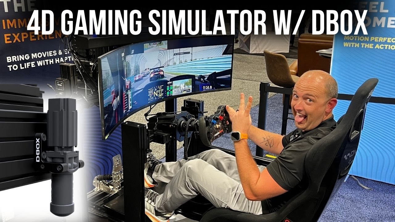 4D RACING SIMULATOR EXPERIENCE - Advanced Sim Racing - CEDIA 2023