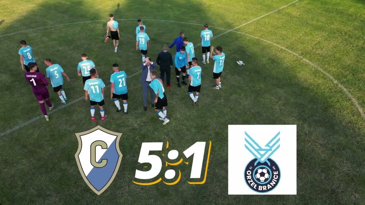 Skr&oacute;t meczu Cukrownik vs.  Orzeł Branice 07.09.2025