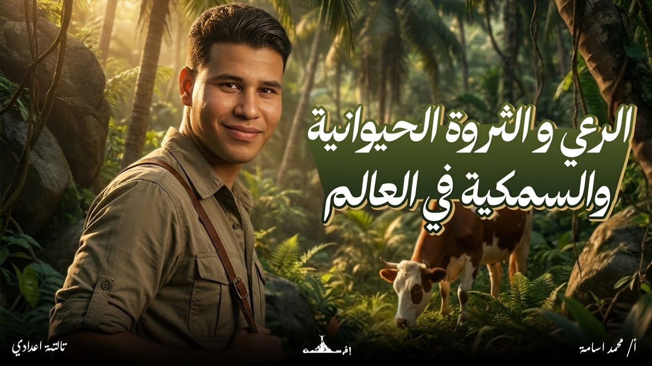 الرعي و الثروة الحيوانية والسمكية في العالم |الدرس الثاني لطلاب الصف الثالث الإعدادي|#إفرست_Everest