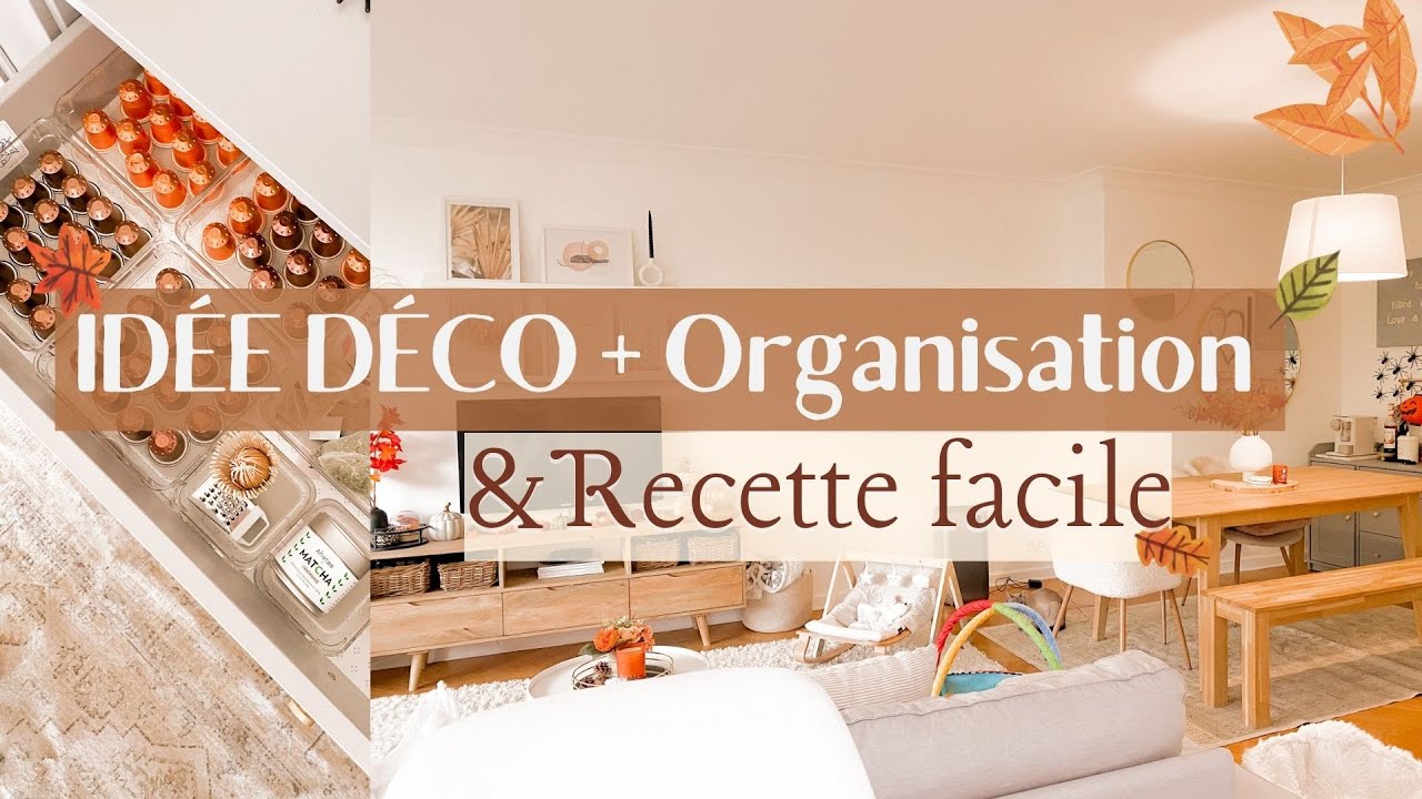 IDÉE DÉCO + ORGANISATION & RECETTE FACILE! (j’ai enfin une vraie salle à manger 😍) | Anibellie