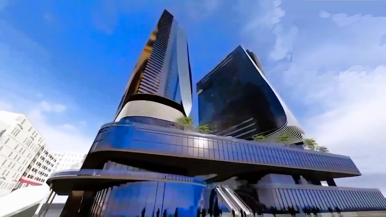خبر مفرح: شاهدو فيديو من عين المكان عن أعلى وأجمل إقامة سكنية في الجزائر NEW TWIN TOWERS ALGIERS 