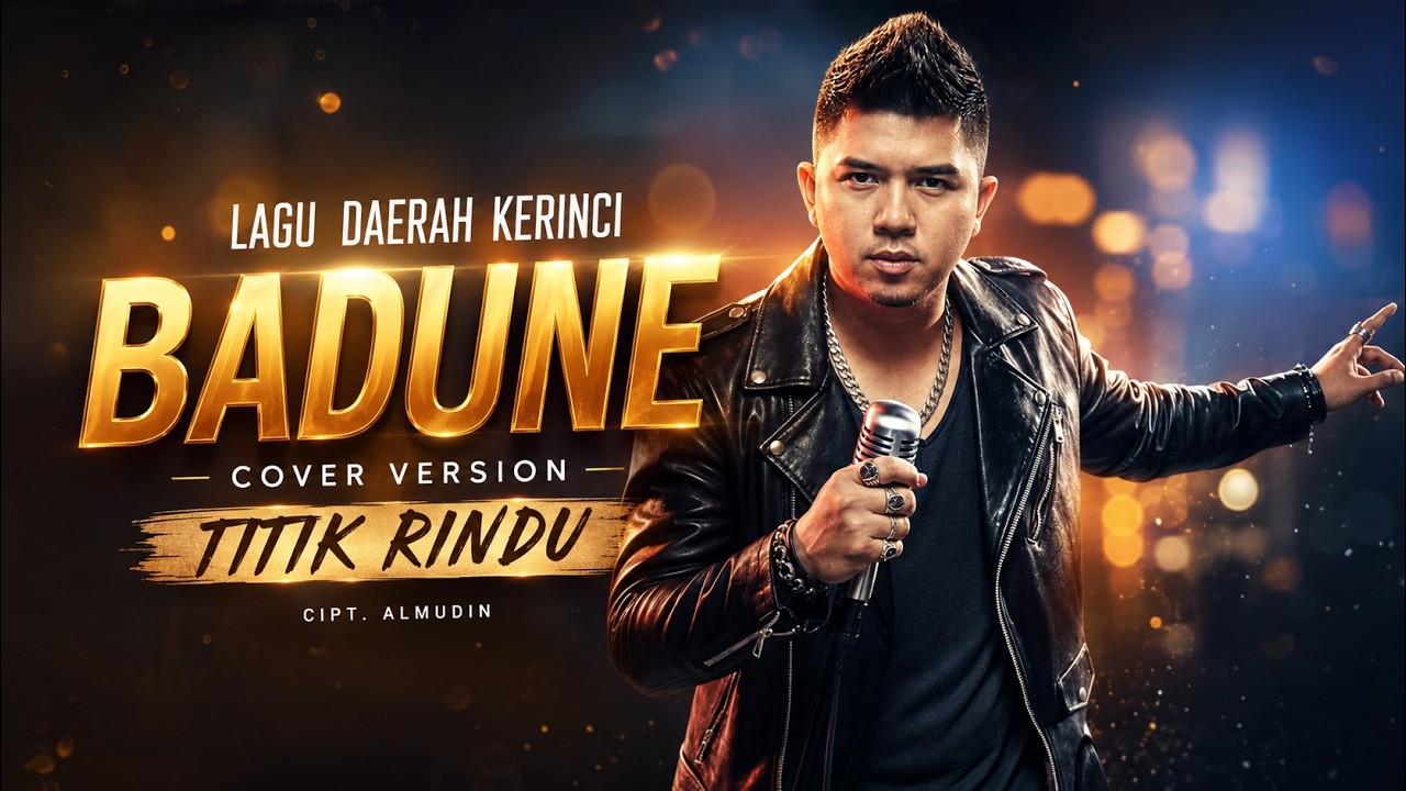 BADUNE - LAGU KERINCI (VERSI POP ROCK COVER AI) CIPT. ALMUDIN