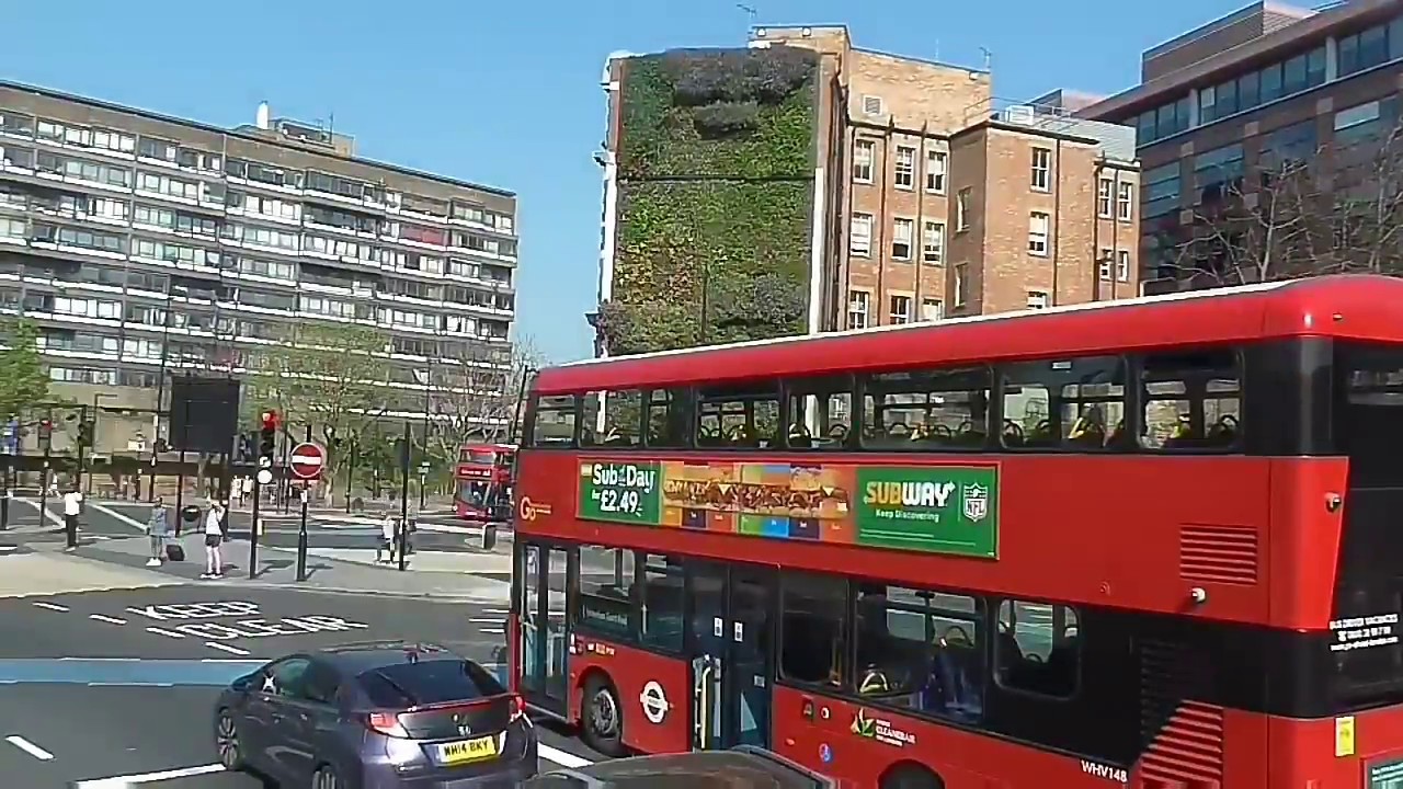 Full Route Visual + TWO Diversions~453: Deptford Bridge - Marylebone