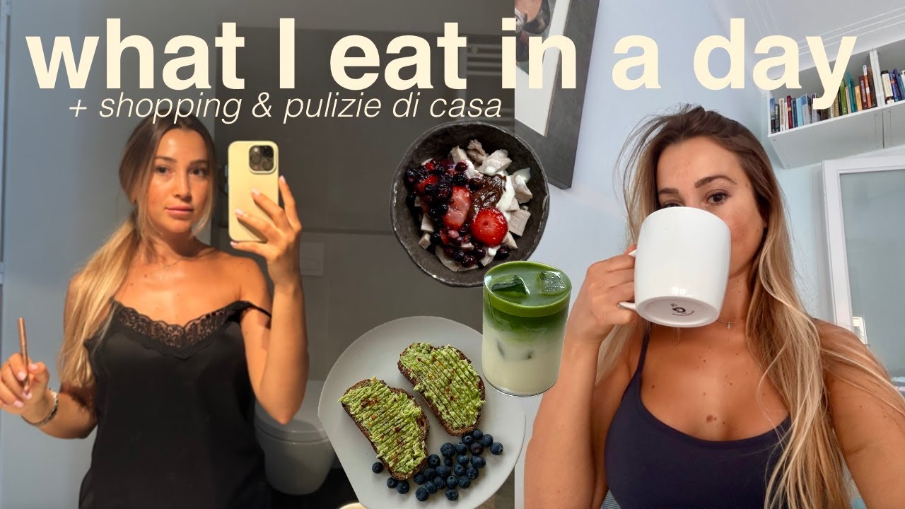 cosa mangio in un giorno SANO & REALISTICO + Shopping Autunnale 🍂 e Routine Pre-Partenza ✈️