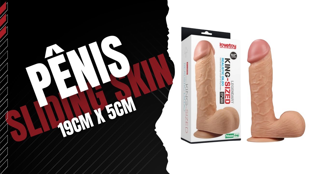 Pênis Realístico 24,5 X 5,5cm Legendary King Sized Realistic Dildo 9" - Lovetoy