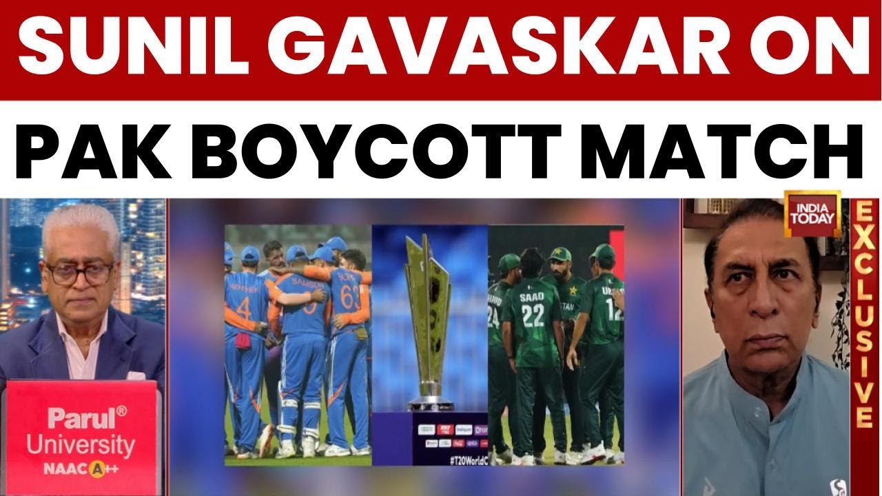 Sunil Gavaskar On Pakistan To Boycotts India Match In T20 World Cup | Rajdeep Sardesai | India Today