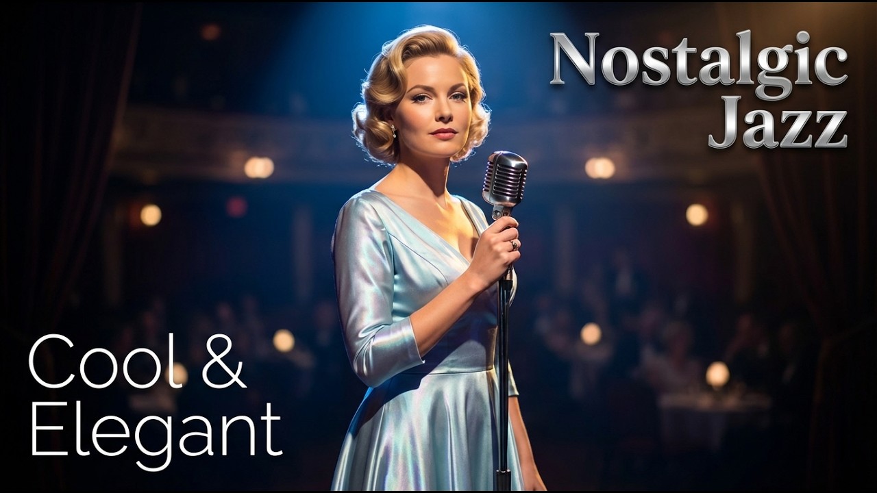 The Lady in Ice Blue ❄️ Cool Jazz & Elegant Night Moods