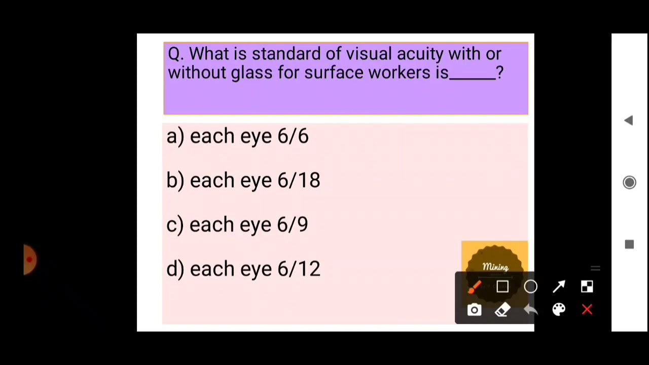 Exam oriented Questions Set-12 for all Mining Examinations