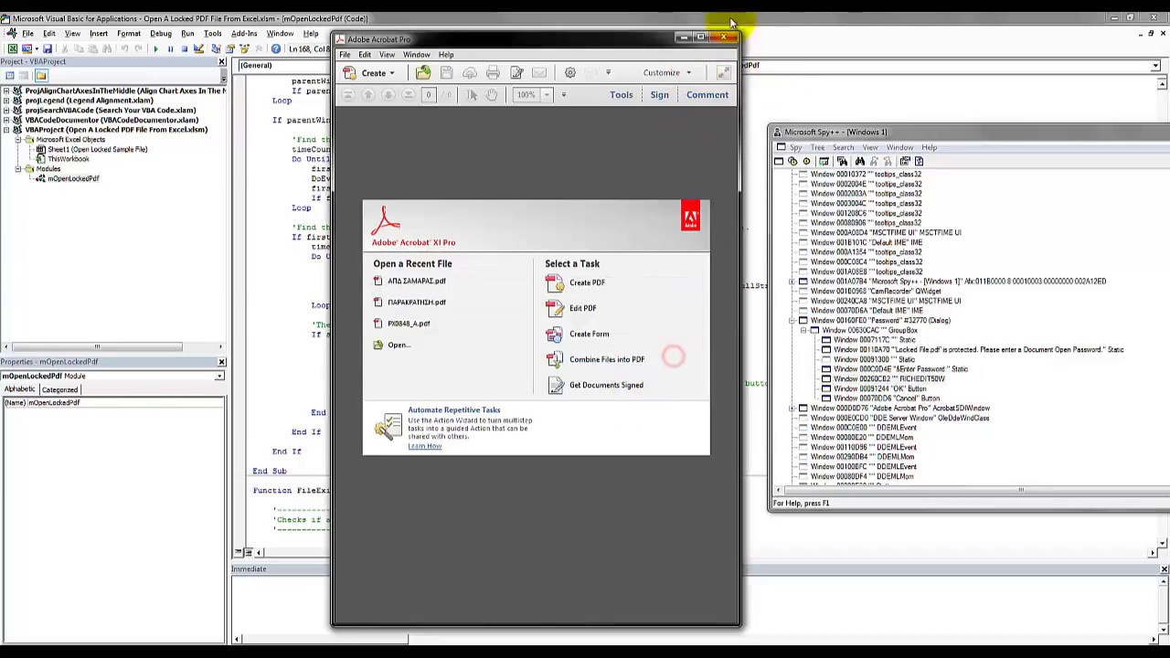 Open A Password-Protected PDF File With VBA