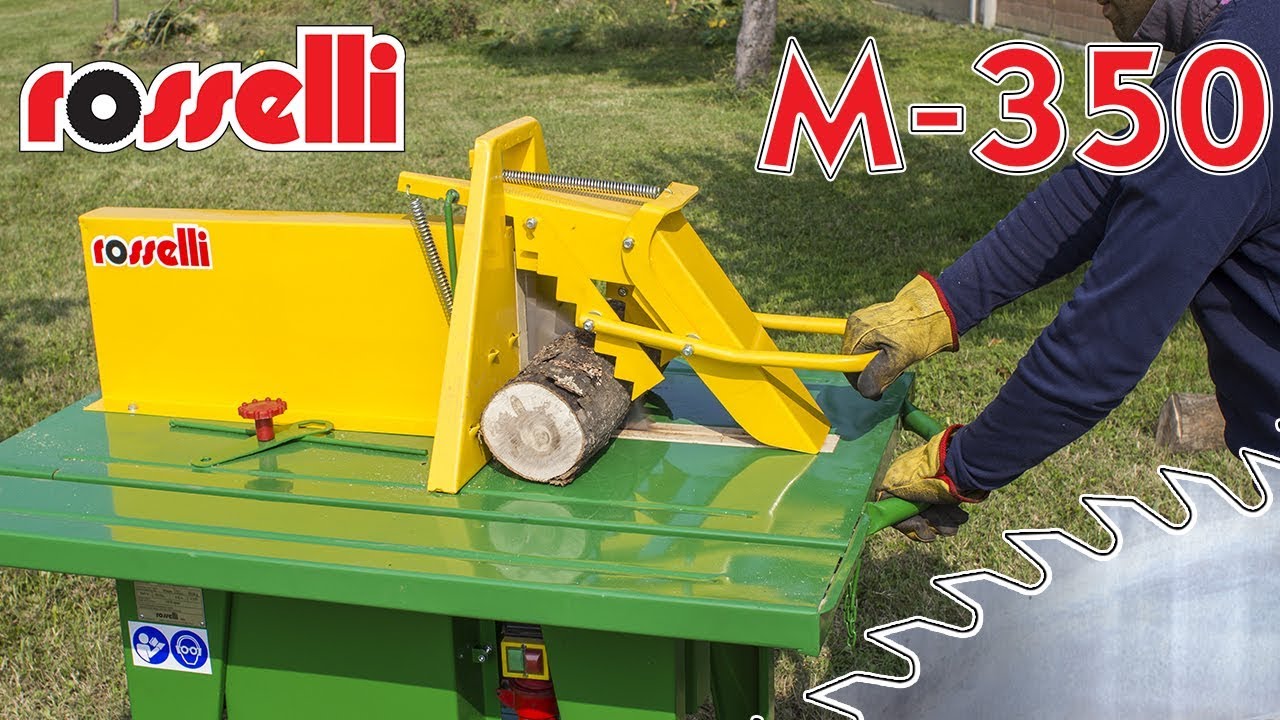 Sega circolare motore elettrico M-350 - In azione - Rosselli Snc