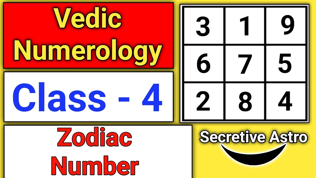 Zodiac Number in Vedic Numerology | Zodiac Number | Vedic Numerology Class 4 