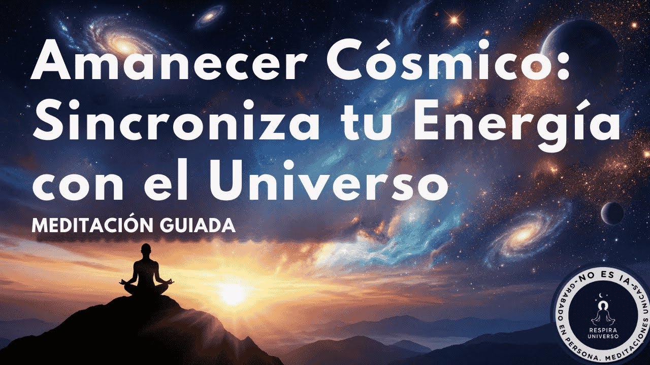 Hazlo cada mañana | Amanecer Cósmico ☀️ Meditación para Recordar Quién Eres y Crear Tu Mejor Día