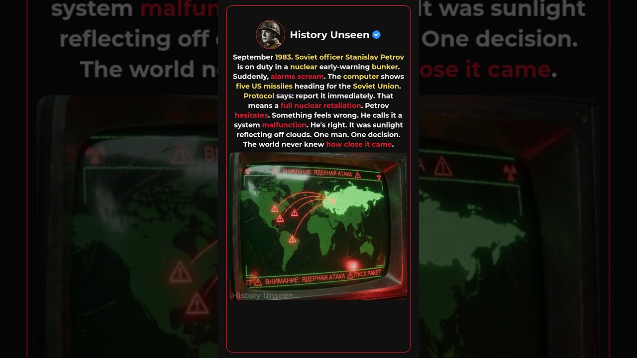 How One Man Stopped Nuclear War ☢️🕊️