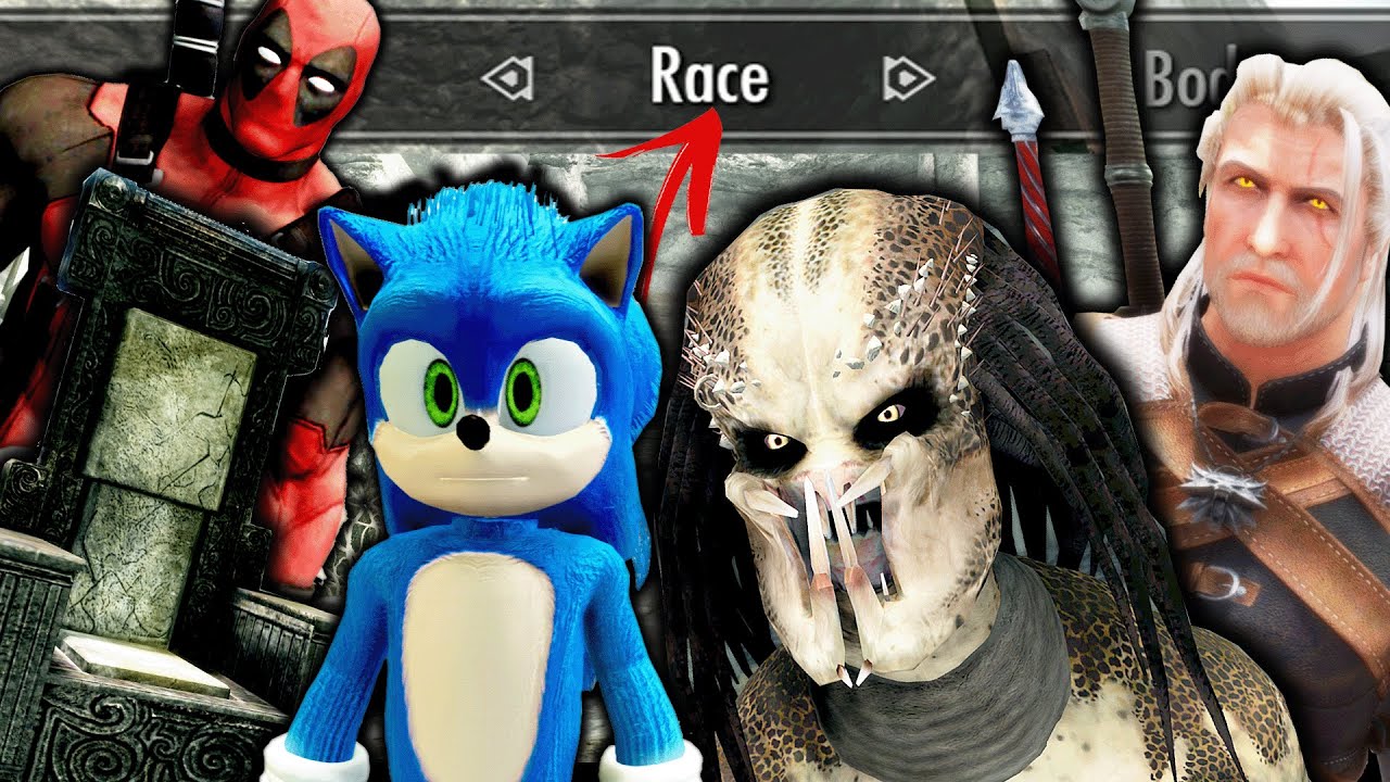 Skyrim but every time I die I restart as the most HORRIFIC races