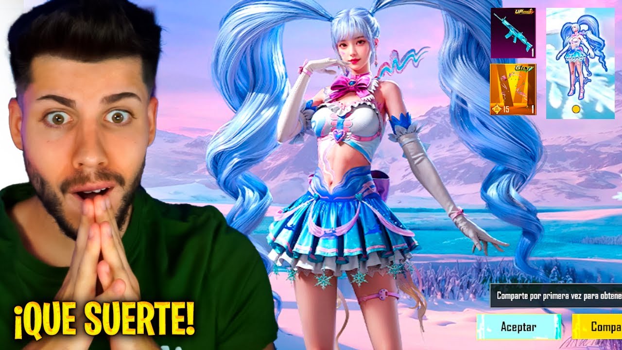 SACAMOS la SCARL GLACIAR con MUCHA SUERTE en PUBG MOBILE!