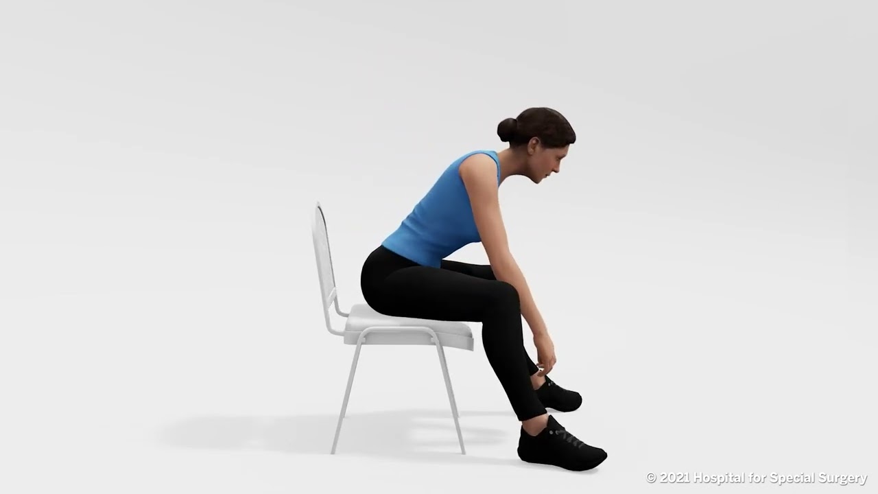 Stretches and Exercises for Lower Back Pain (Seated Forward Bends) | HSS