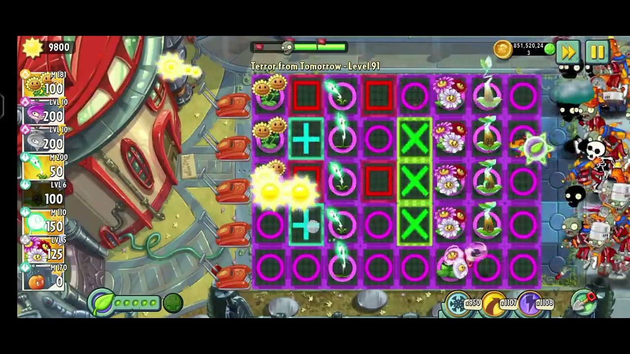 Pvz 2 Terror From Tomorrow lvl 91