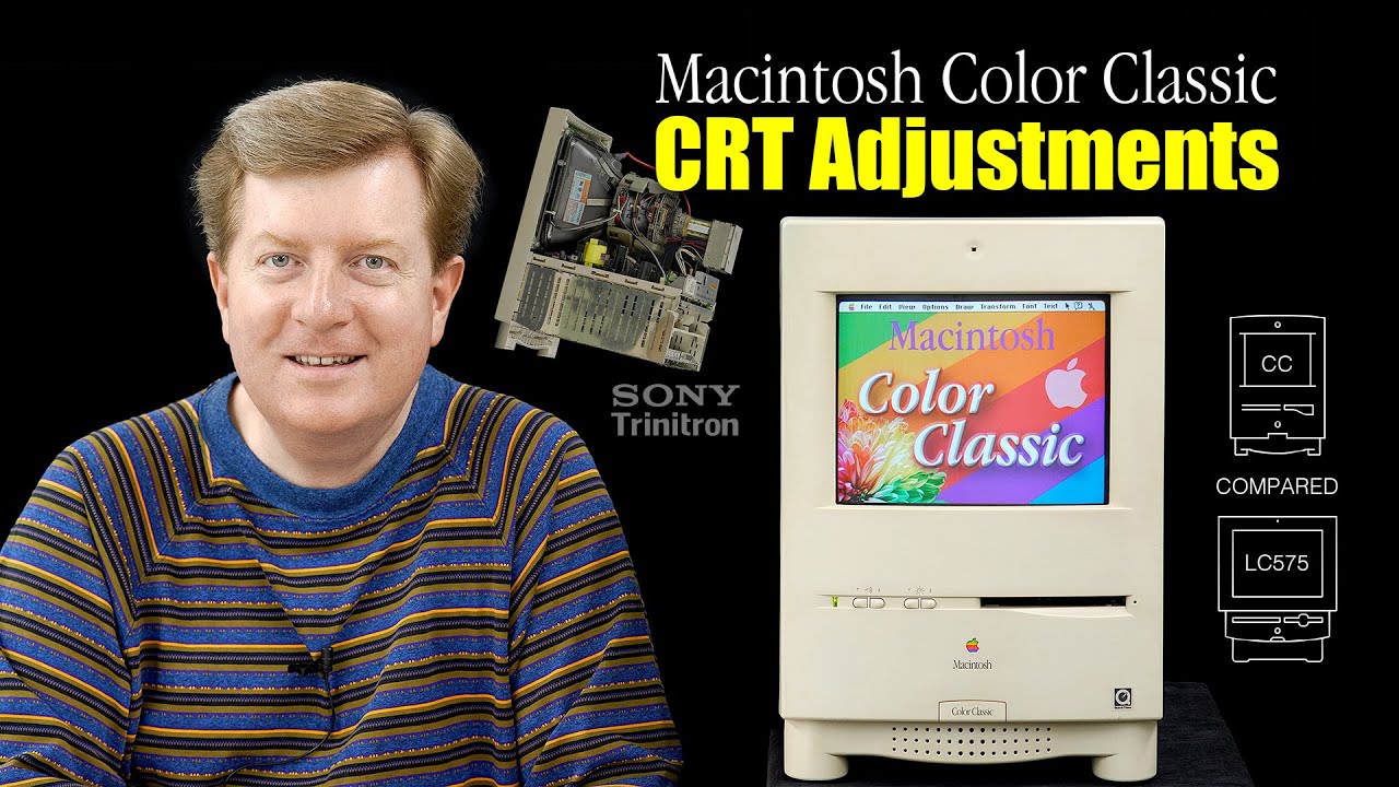 Macintosh Color Classic: Настройки ЭЛТ