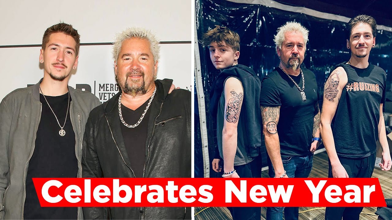 Guy Fieri Celebrates Happy New Year With Sons Hunter And Ryder