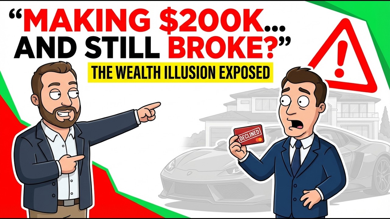 Making $200K a Year But Still Broke? The Wealth Illusion Exposed (High Income Trap 2026)