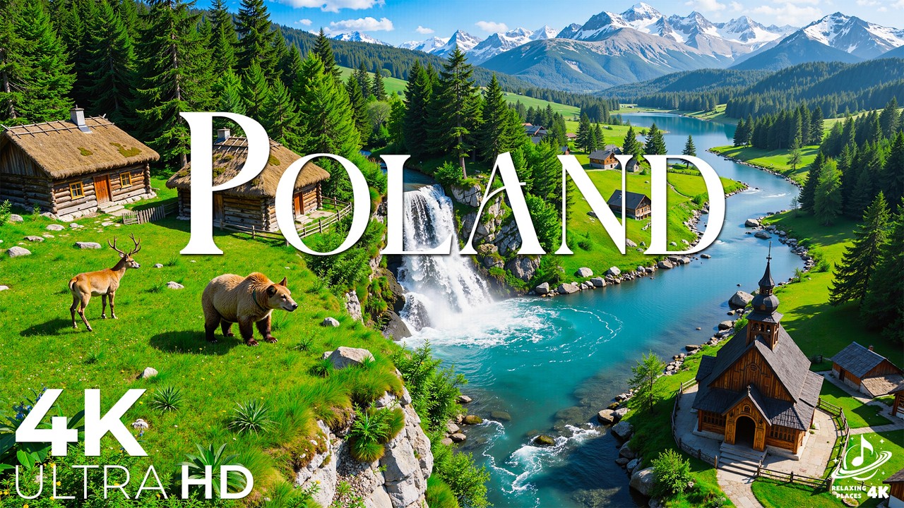 Польша 4K UHD 🇵🇱 Татры, Закопане, озера и живописная природа. Фильм для отдыха.