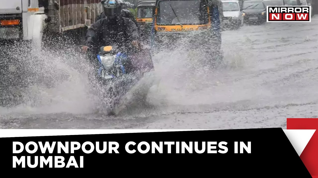 Mumbai Rain News | Downpour Continues In Mumbai, Orange Alert Issued In The City | Mirror Now