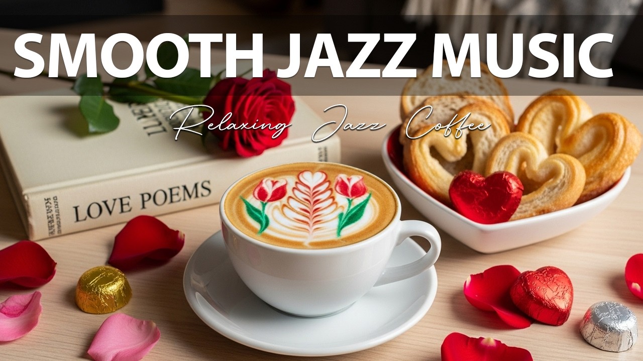 Smooth Jazz Music ☕Relaxing Jazz Coffee for Stress Relief, Great Moods and Happy Moods