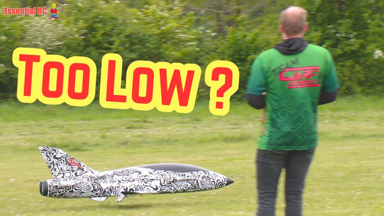 TOO LOW ? TomJets Interceptor Kit Built RC Sport Jet