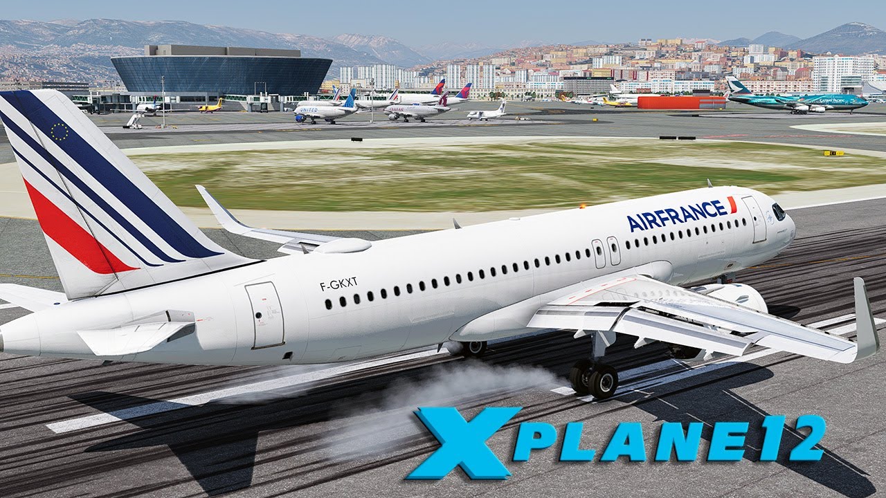 Premiers pas sur X-Plane 12 avec l’A320 ToLiss | LFML ✈ LFMN