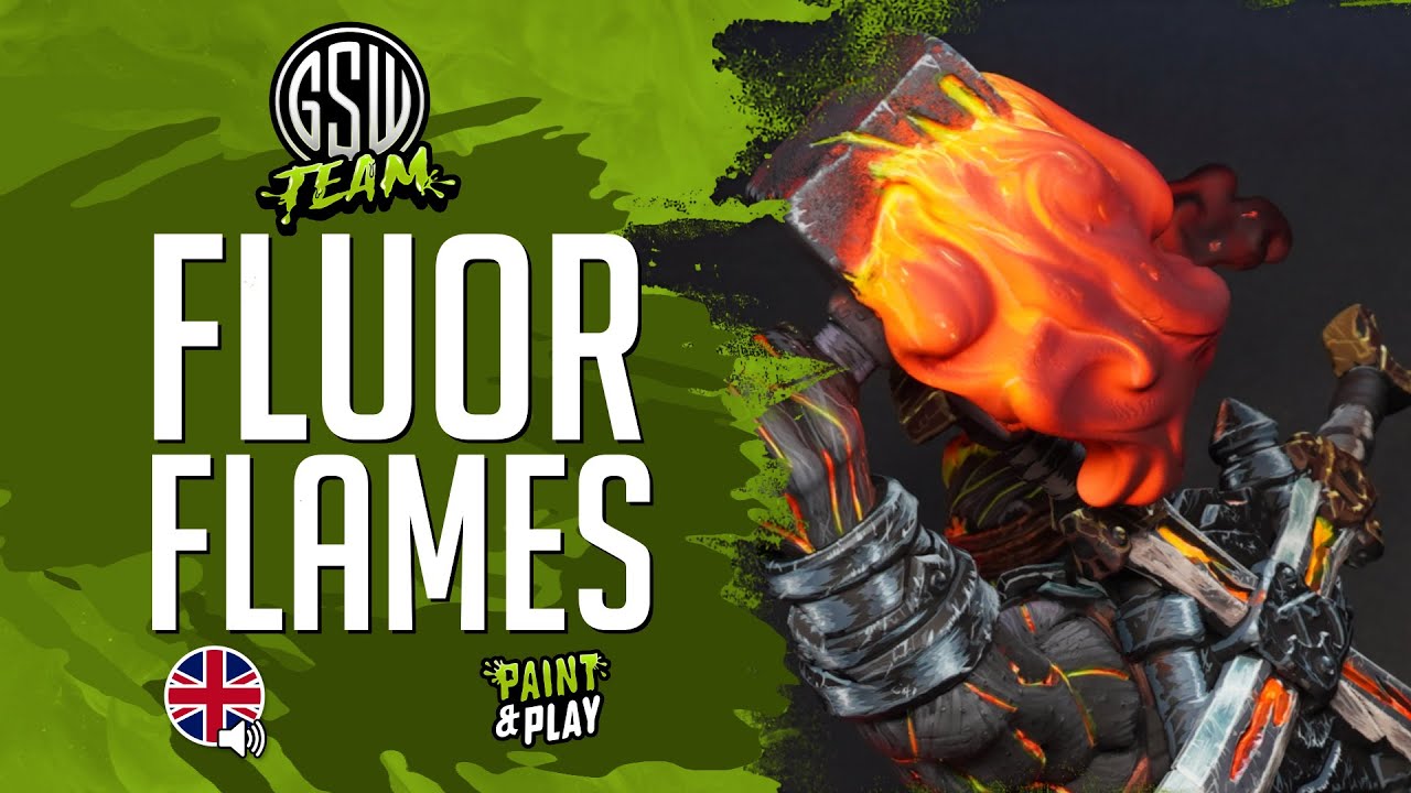 Fluorescent Fire: Painting a Burning Hammer