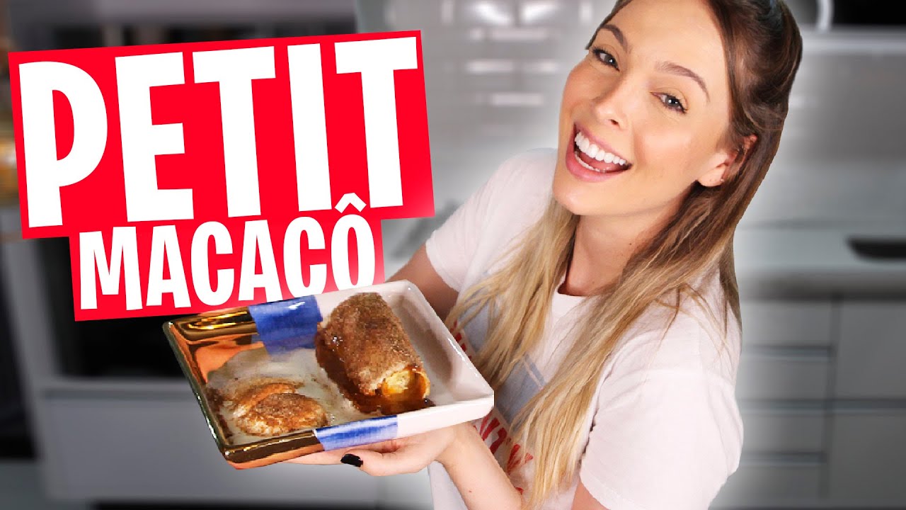 SOBREMESA FÁCIL E RÁPIDA - “PETIT MACACÔ” - #ReceiTata