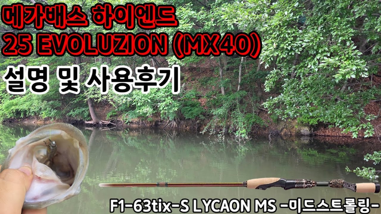 NEW! 메가배스 에볼젼 리카온MS 한번 보러가실까요? #배스낚시 #bassfishing #バス釣り #메가배스 #에볼젼 #미드스트롤링