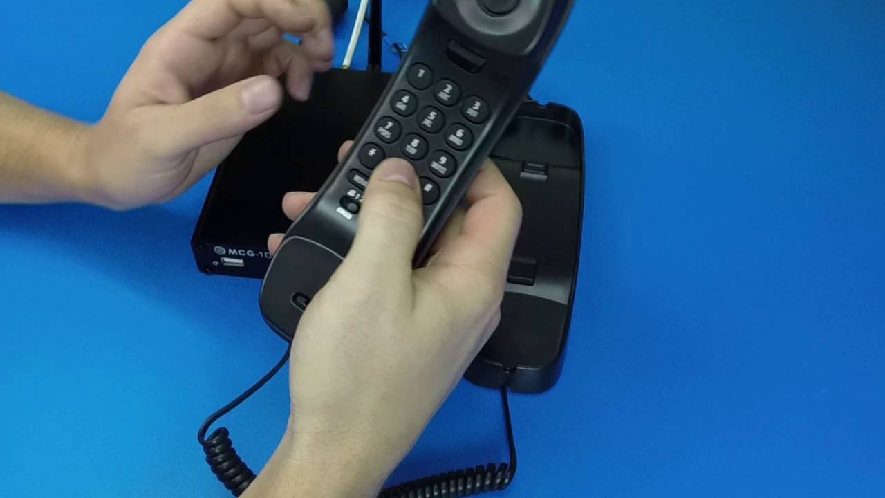 GSE MCG-101: How to make an Analog Phone Call