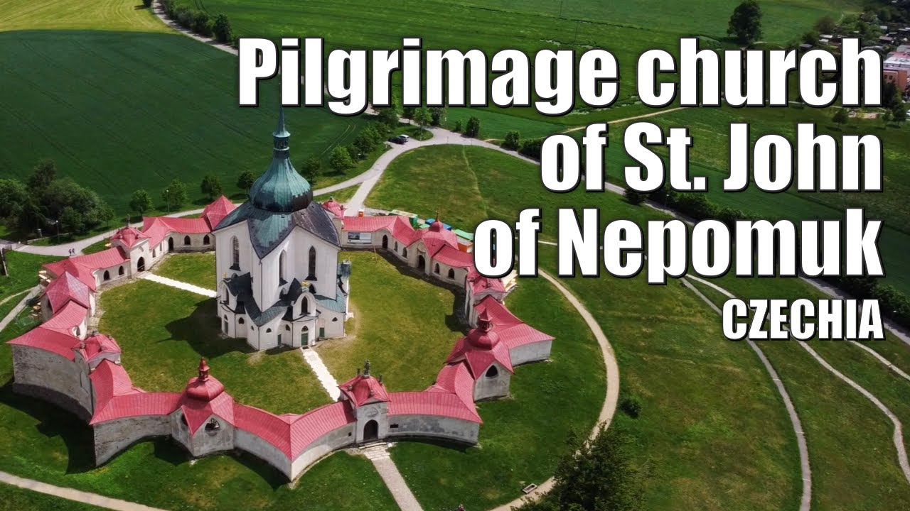 🇨🇿 The Pilgrimage church of St. John of Nepomuk at Zelen&aacute; hora Czech Republic Czechia