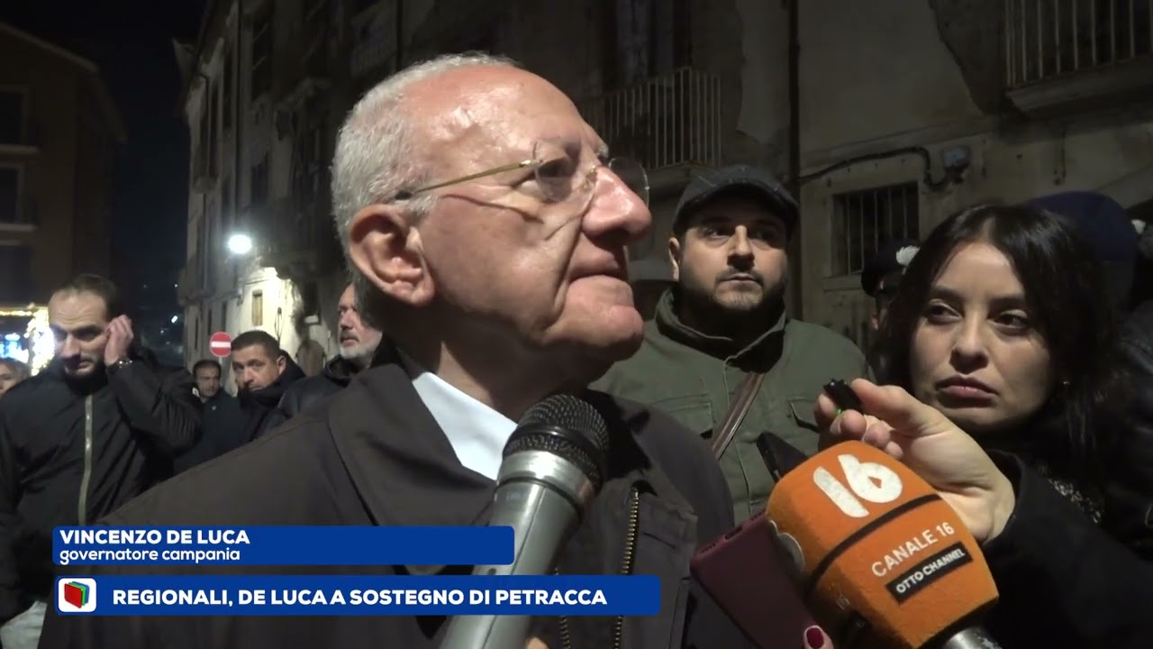 De Luca e Petracca ad Avellino: rilanciata l’attenzione sui territori e sulle opere pubbliche