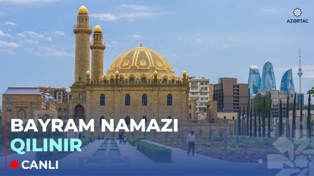 🔴Məscidlərdə Ramazan münasibəti ilə bayram namazı qılınır
