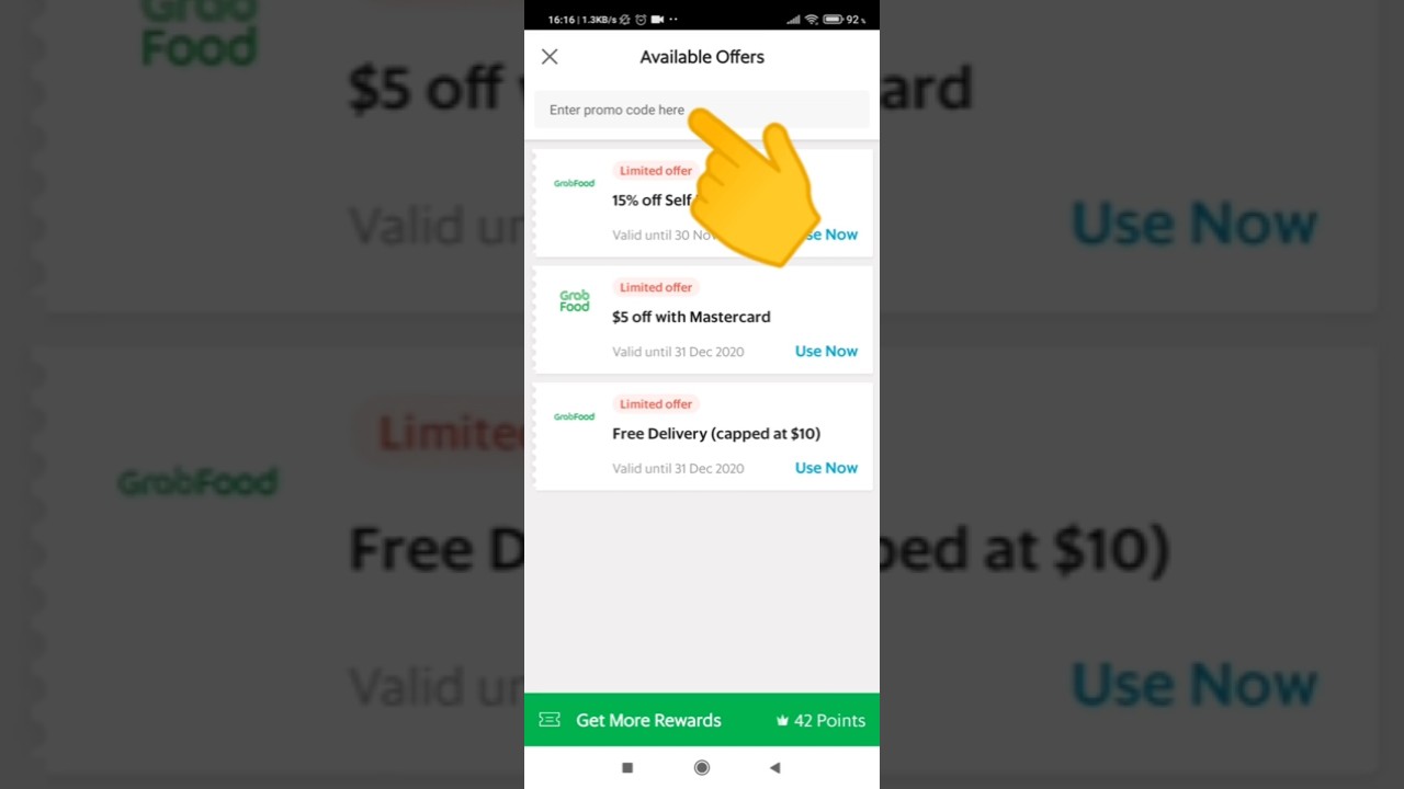 How to Use GrabFood GrabGifts Voucher Promo Code
