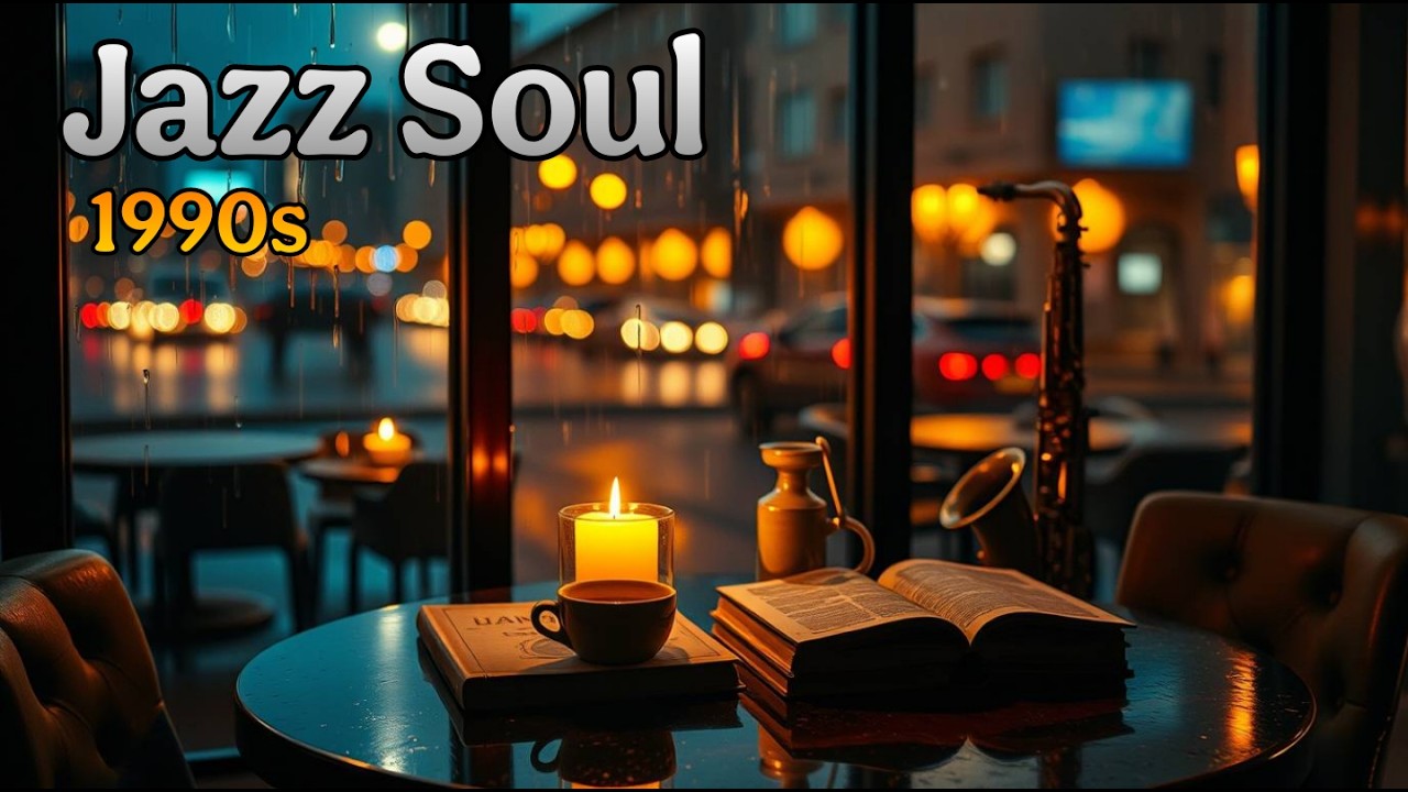 Jazz Soul 1990s ☕ Smooth Jazz & Soulful R&B for Rainy Night Café Vibes