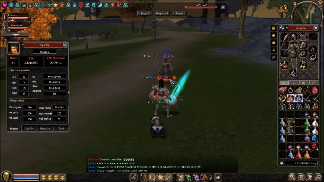 Metin2 Reborn PVP RECORD dmg pe HIT (LvL 61)