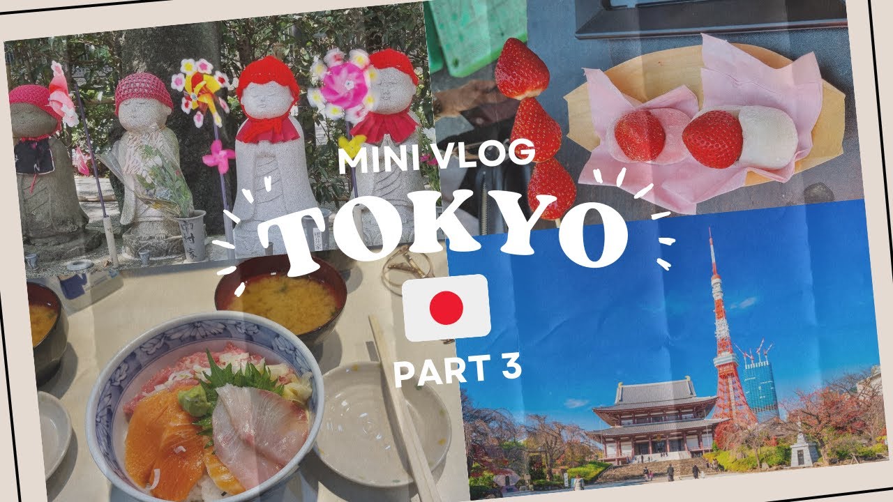 Ueno Park, Tsukiji Market, and Tokyo Tower!! -Japan Mini Vlog part 3-