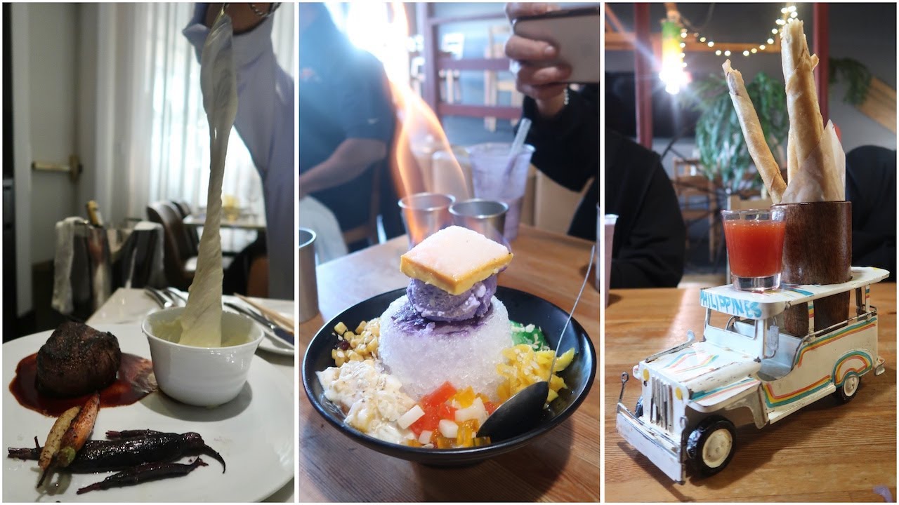 TRYING FLAMING ICE CREAM!!