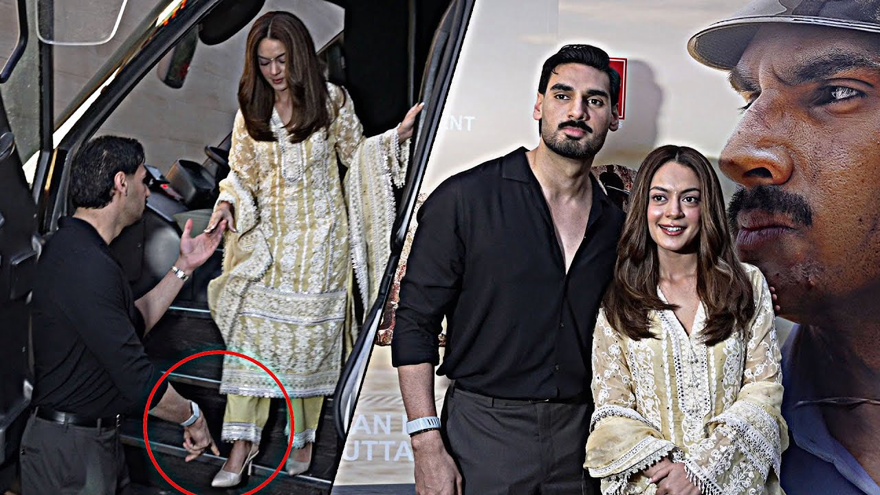 Ahaan Shetty & Anya Singh Attend Border 2 Screening for GM Team